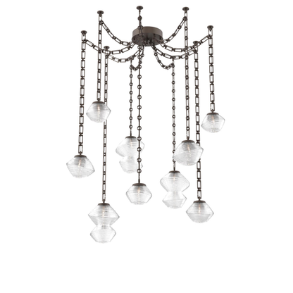 Levi Wilson Mesa 17 Inch Multi Pendant Light by Hammerton Studio
