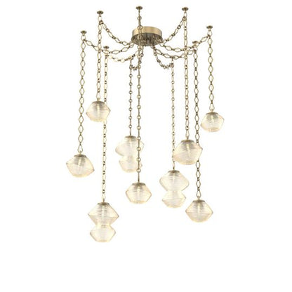 Levi Wilson Mesa 17 Inch Multi Pendant Light by Hammerton Studio