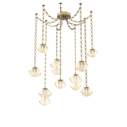 Levi Wilson Mesa 17 Inch Multi Pendant Light by Hammerton Studio