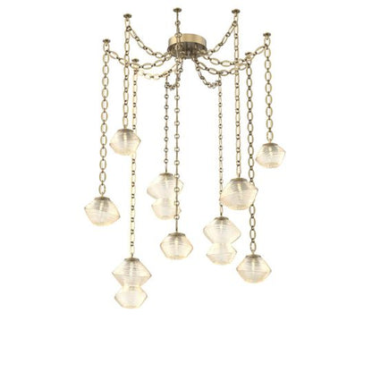 Levi Wilson Mesa 17 Inch Multi Pendant Light by Hammerton Studio