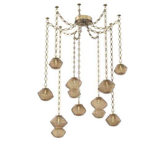 Levi Wilson Mesa 17 Inch Multi Pendant Light by Hammerton Studio