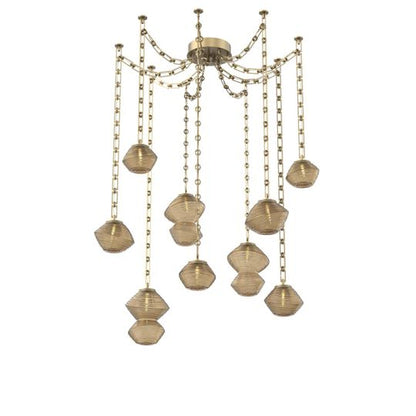 Levi Wilson Mesa 17 Inch Multi Pendant Light by Hammerton Studio
