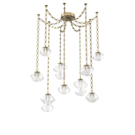 Levi Wilson Mesa 17 Inch Multi Pendant Light by Hammerton Studio