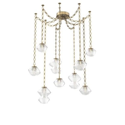 Levi Wilson Mesa 17 Inch Multi Pendant Light by Hammerton Studio