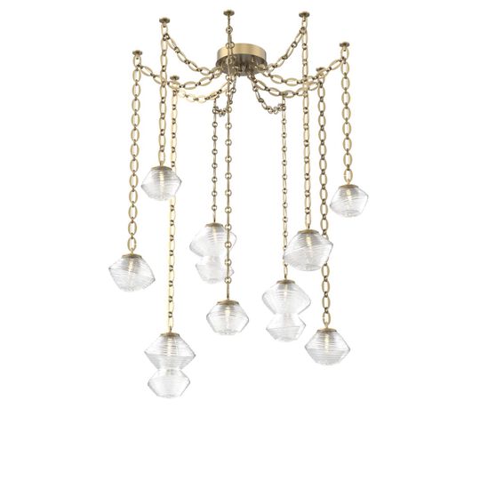 Levi Wilson Mesa 17 Inch Multi Pendant Light by Hammerton Studio