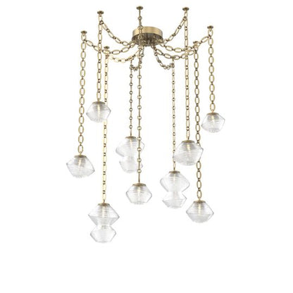Levi Wilson Mesa 17 Inch Multi Pendant Light by Hammerton Studio