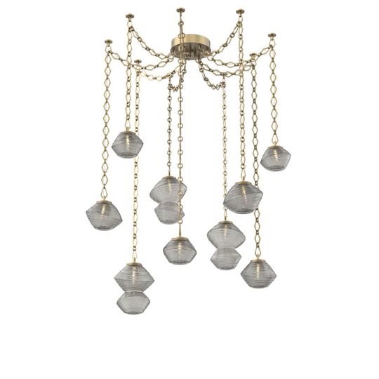 Levi Wilson Mesa 17 Inch Multi Pendant Light by Hammerton Studio