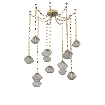 Levi Wilson Mesa 17 Inch Multi Pendant Light by Hammerton Studio
