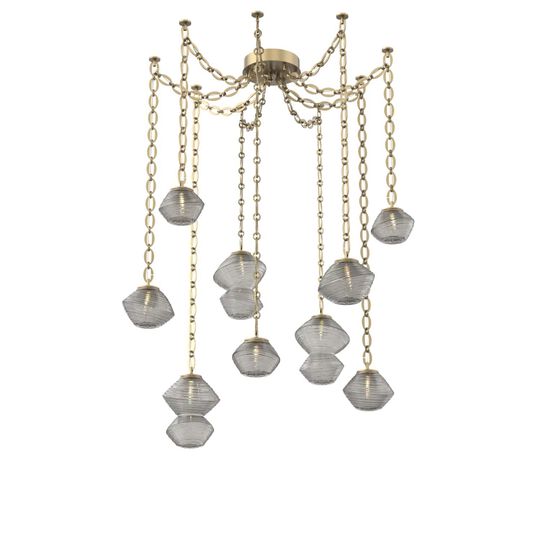 Levi Wilson Mesa 17 Inch Multi Pendant Light by Hammerton Studio