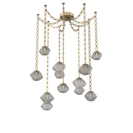 Levi Wilson Mesa 17 Inch Multi Pendant Light by Hammerton Studio