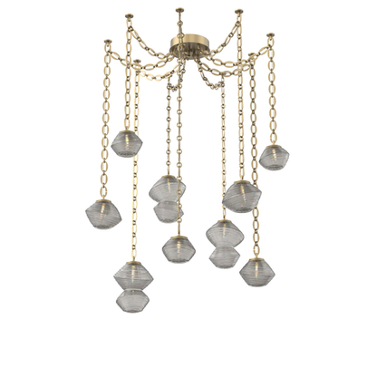 Levi Wilson Mesa 17 Inch Multi Pendant Light by Hammerton Studio