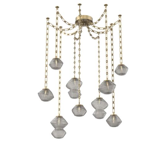 Levi Wilson Mesa 17 Inch Multi Pendant Light by Hammerton Studio