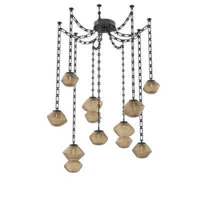 Levi Wilson Mesa 17 Inch Multi Pendant Light by Hammerton Studio