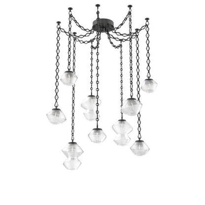 Levi Wilson Mesa 17 Inch Multi Pendant Light by Hammerton Studio