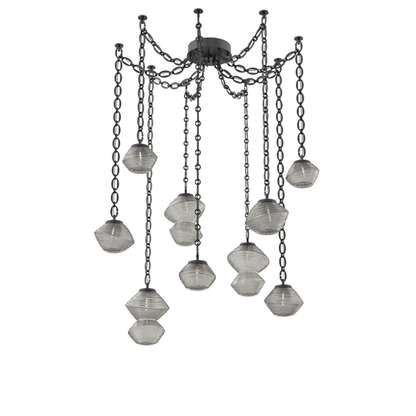 Levi Wilson Mesa 17 Inch Multi Pendant Light by Hammerton Studio