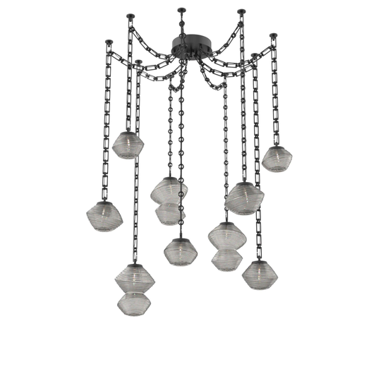 Levi Wilson Mesa 17 Inch Multi Pendant Light by Hammerton Studio