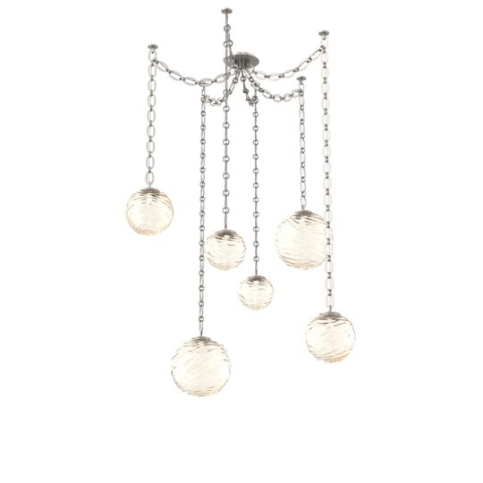 Levi Wilson Gaia 19 Inch Multi Pendant Light by Hammerton Studio