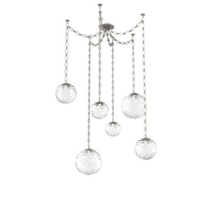 Levi Wilson Gaia 19 Inch Multi Pendant Light by Hammerton Studio