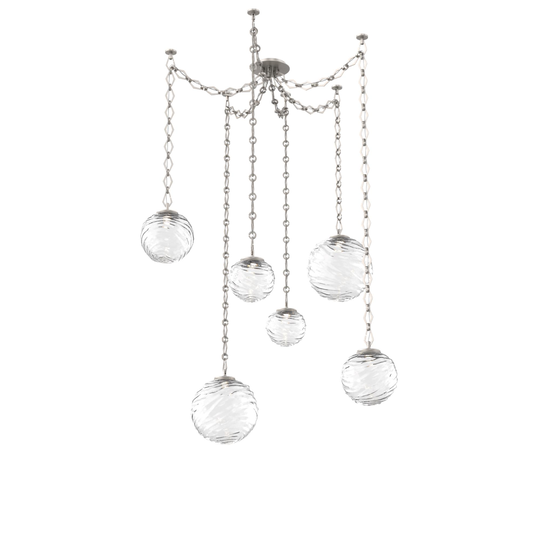 Levi Wilson Gaia 19 Inch Multi Pendant Light by Hammerton Studio