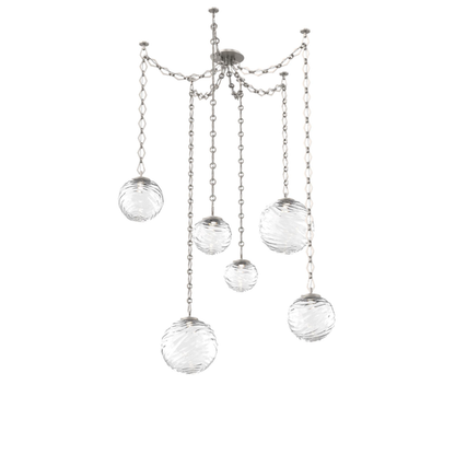 Levi Wilson Gaia 19 Inch Multi Pendant Light by Hammerton Studio