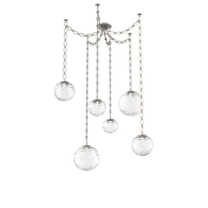Levi Wilson Gaia 19 Inch Multi Pendant Light by Hammerton Studio