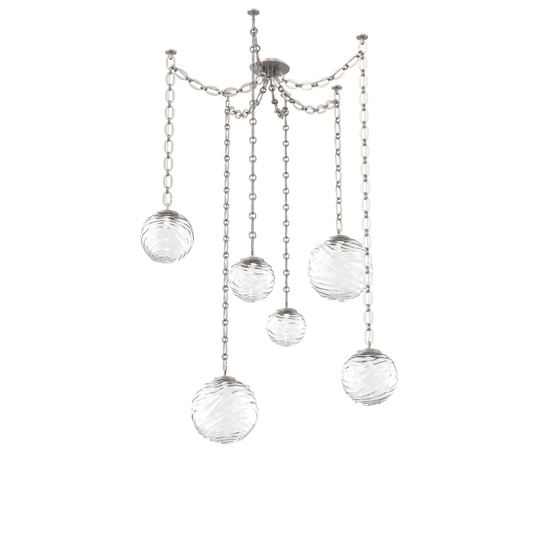 Levi Wilson Gaia 19 Inch Multi Pendant Light by Hammerton Studio
