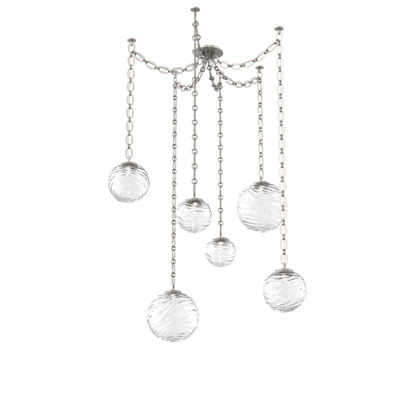 Levi Wilson Gaia 19 Inch Multi Pendant Light by Hammerton Studio