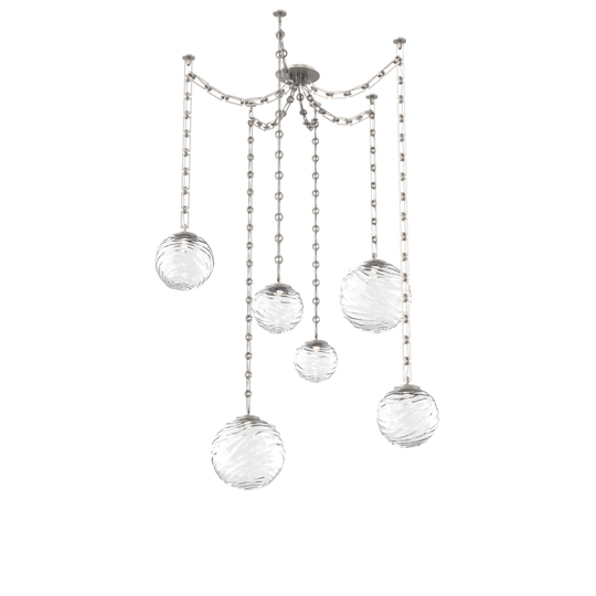Levi Wilson Gaia 19 Inch Multi Pendant Light by Hammerton Studio