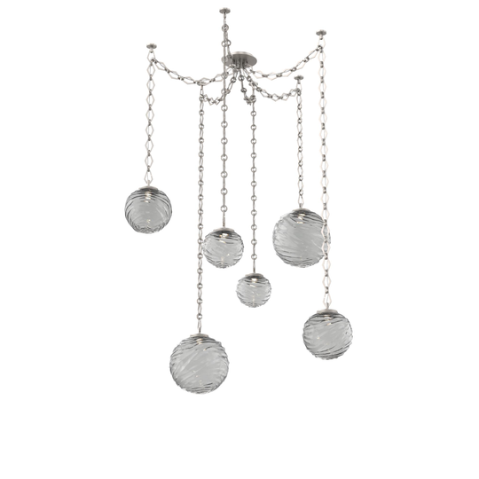 Levi Wilson Gaia 19 Inch Multi Pendant Light by Hammerton Studio