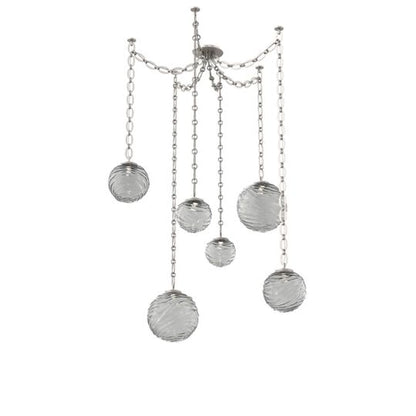 Levi Wilson Gaia 19 Inch Multi Pendant Light by Hammerton Studio