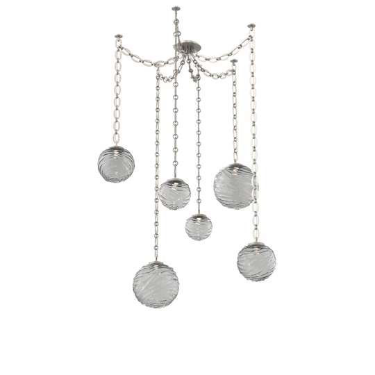 Levi Wilson Gaia 19 Inch Multi Pendant Light by Hammerton Studio