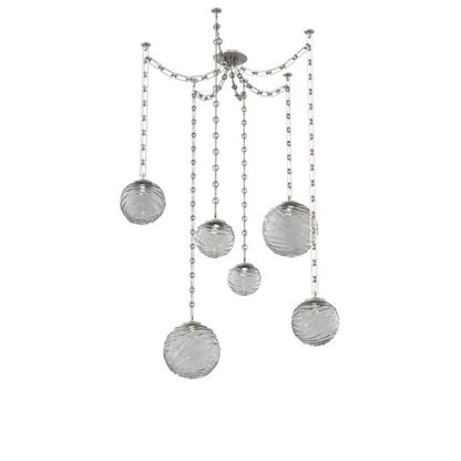 Levi Wilson Gaia 19 Inch Multi Pendant Light by Hammerton Studio