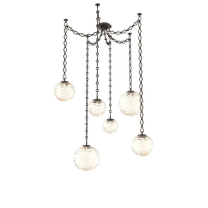 Levi Wilson Gaia 19 Inch Multi Pendant Light by Hammerton Studio
