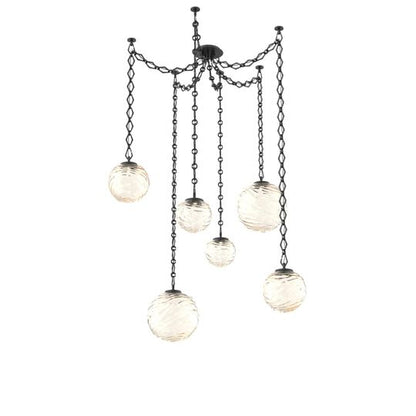 Levi Wilson Gaia 19 Inch Multi Pendant Light by Hammerton Studio