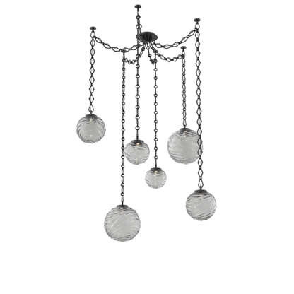 Levi Wilson Gaia 19 Inch Multi Pendant Light by Hammerton Studio