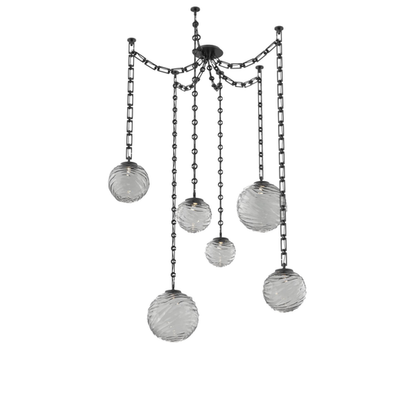 Levi Wilson Gaia 19 Inch Multi Pendant Light by Hammerton Studio