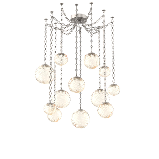 Levi Wilson Gaia 19 Inch Multi Pendant Light by Hammerton Studio