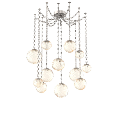 Levi Wilson Gaia 19 Inch Multi Pendant Light by Hammerton Studio