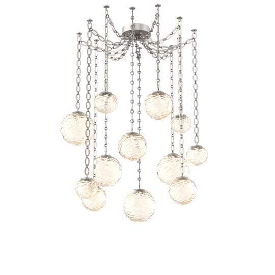 Levi Wilson Gaia 19 Inch Multi Pendant Light by Hammerton Studio