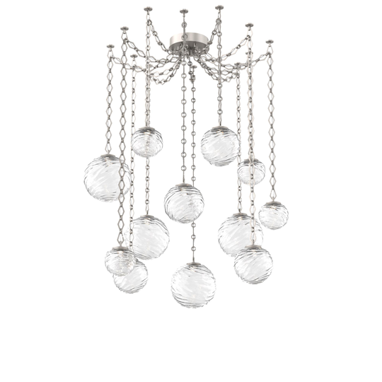Levi Wilson Gaia 19 Inch Multi Pendant Light by Hammerton Studio