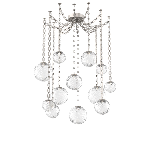 Levi Wilson Gaia 19 Inch Multi Pendant Light by Hammerton Studio
