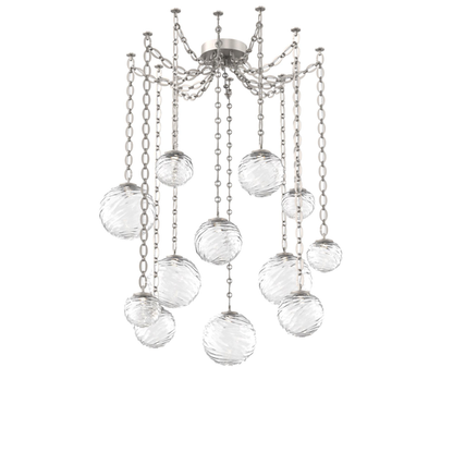 Levi Wilson Gaia 19 Inch Multi Pendant Light by Hammerton Studio