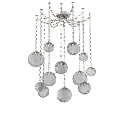 Levi Wilson Gaia 19 Inch Multi Pendant Light by Hammerton Studio