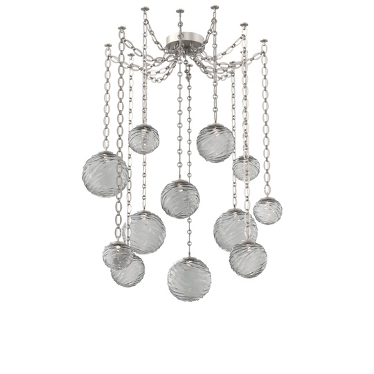 Levi Wilson Gaia 19 Inch Multi Pendant Light by Hammerton Studio