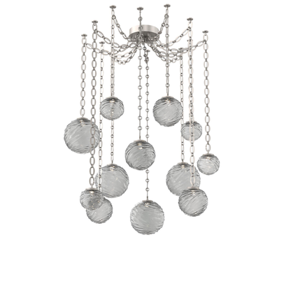 Levi Wilson Gaia 19 Inch Multi Pendant Light by Hammerton Studio