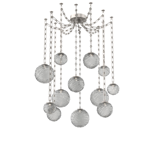 Levi Wilson Gaia 19 Inch Multi Pendant Light by Hammerton Studio