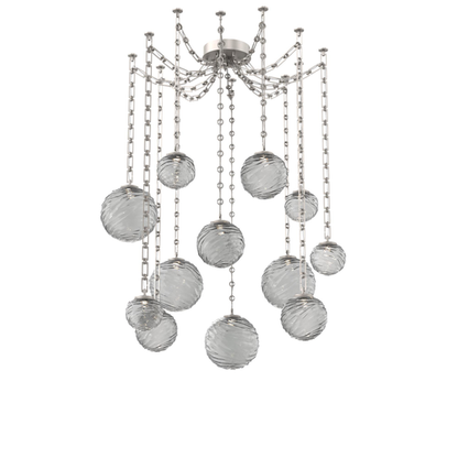 Levi Wilson Gaia 19 Inch Multi Pendant Light by Hammerton Studio