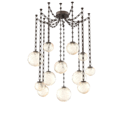 Levi Wilson Gaia 19 Inch Multi Pendant Light by Hammerton Studio