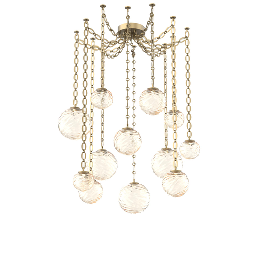 Levi Wilson Gaia 19 Inch Multi Pendant Light by Hammerton Studio