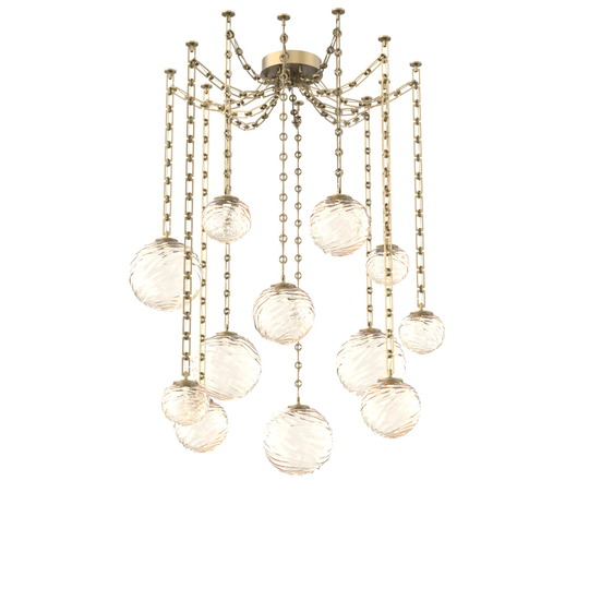 Levi Wilson Gaia 19 Inch Multi Pendant Light by Hammerton Studio